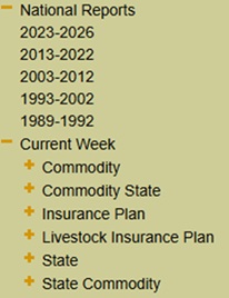 Prepared Reports criteria